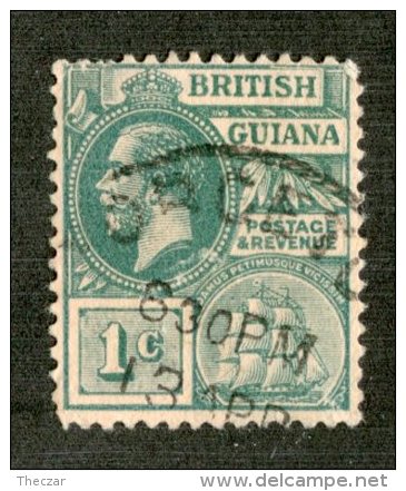 7537x   Br.Guiana 1913  SG #259 (o) Offers Welcome! - Guyana Britannica (...-1966)