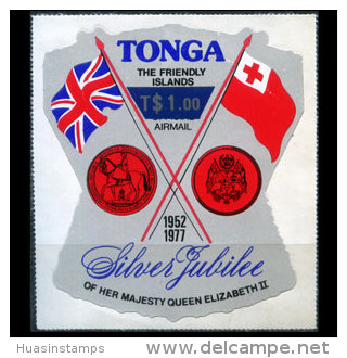 TONGA 1978 - Scott# C238 Flags 1p MNH (XU197) - Tonga (1970-...)