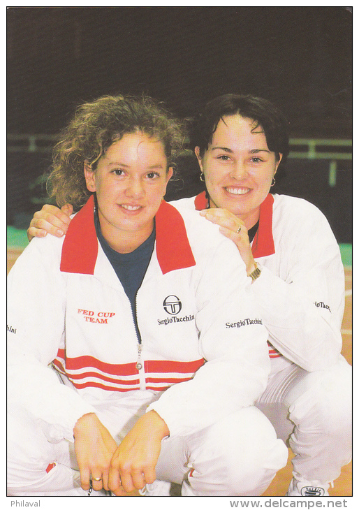 TENNIS : Demi Finale Suisse-France Les 25 Et 26.7.1998 à Sion : Nos Championnes - Sporters