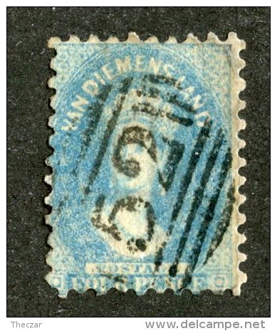 7604x   Tasmania 1864  Scott # 27 (o) Offers Welcome! - Used Stamps