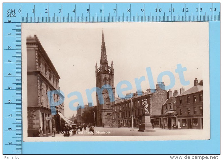 CPA Photo ( GREAT BRITAIN MONTROSE PEEL PLACE  ) Post Card Carte Postale Recto/verso - Angus