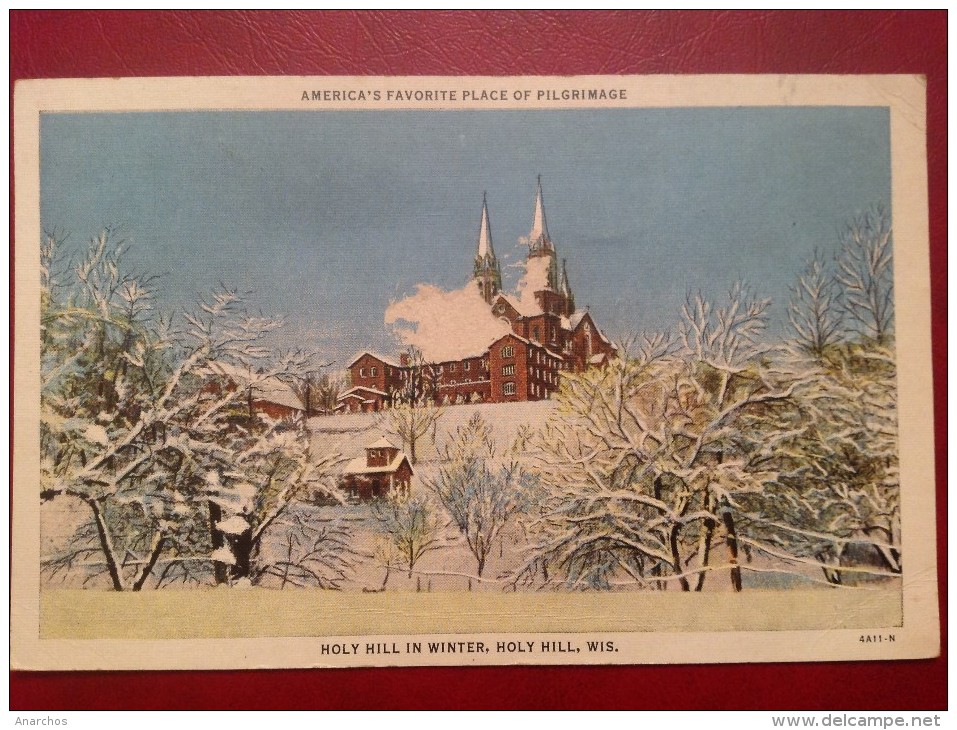 ETATS-UNIS WI HOLY HILL In Winter America's Favorite Place Of Pilgrimage - Autres & Non Classés