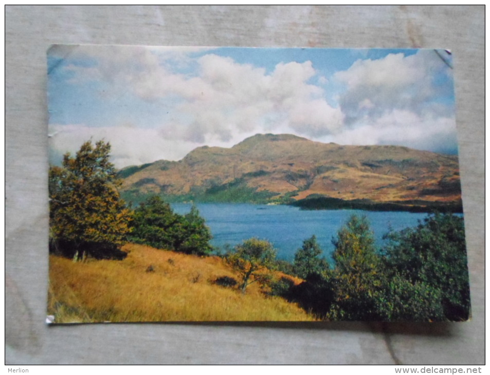 UK Scotland   Loch Lomond And Ben Lomond At Luss  -stamp   D122454 - Dunbartonshire