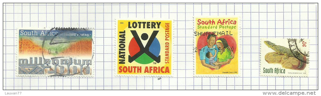 Afrique Du Sud N°1096 à 1099 Cote 2.10 Euros - Used Stamps