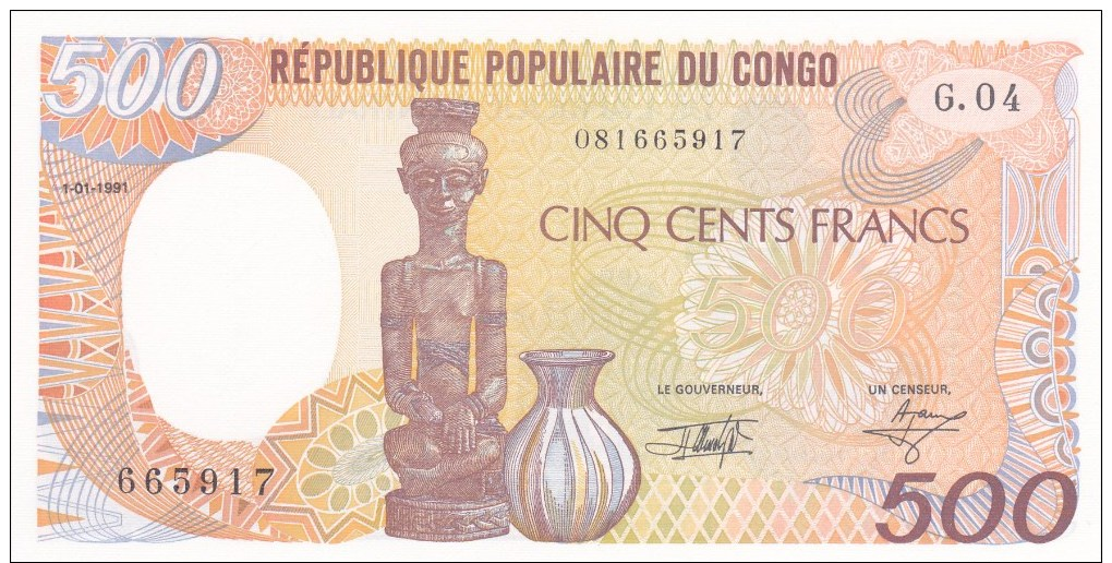 Banque Des Etats De L´Afrique Centrale. République Populaire Du Congo. - République Du Congo (Congo-Brazzaville)