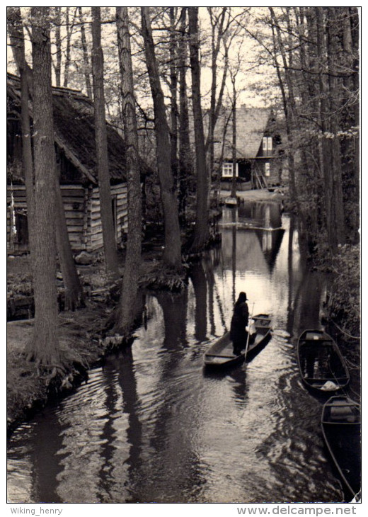 Lübbenau Lehde Spreewald - S/w Dolzke Fließ 1 - Luebbenau