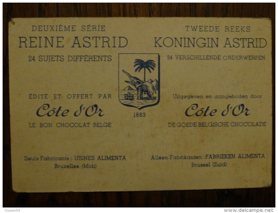 Cote D´or  2eme Série Reine Astrid N°13 - Chocolat