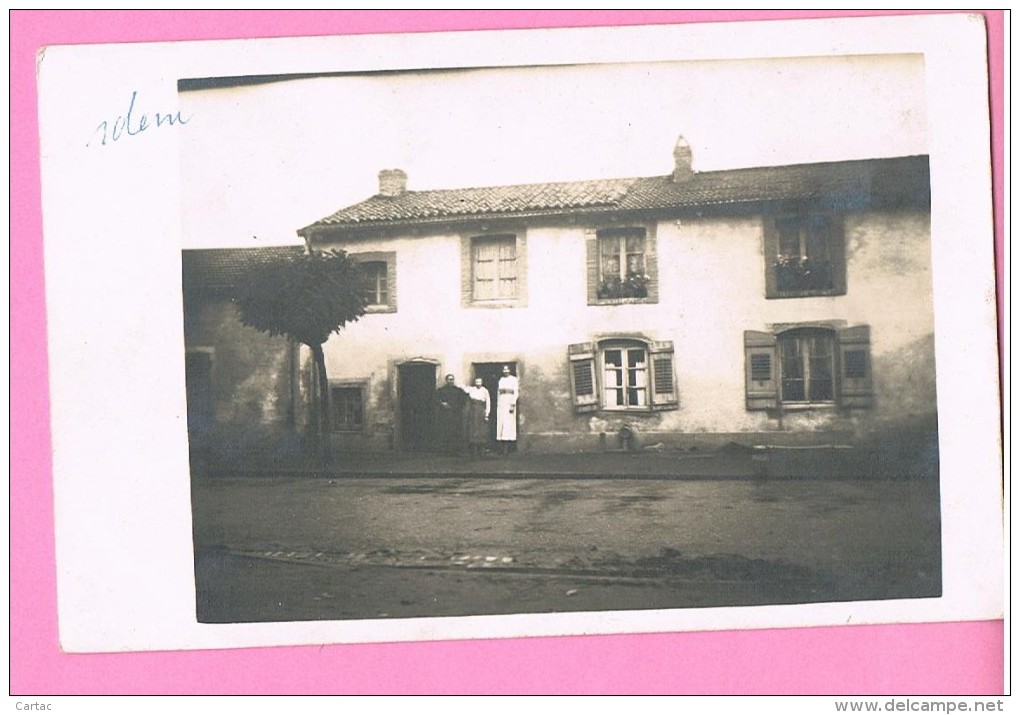 D88. NOMEXY. Carte Photo. Une Maison. - Nomexy