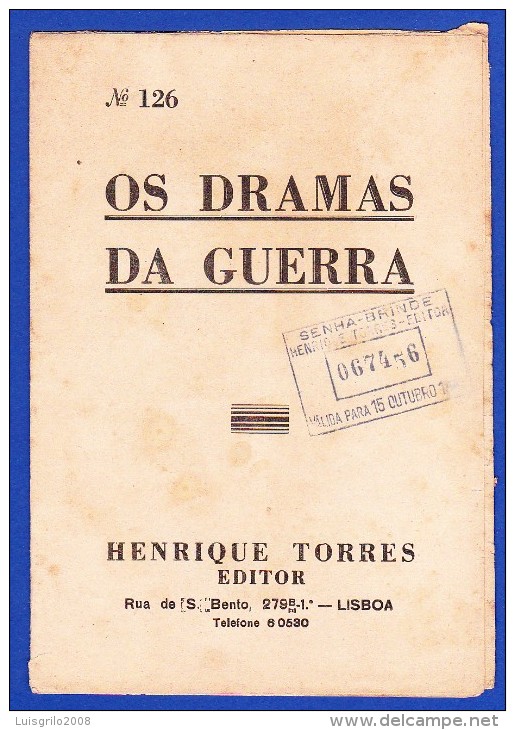 1945 -- OS DRAMAS DA GUERRA - FASCÍCULO Nº 126 .. 2 IMAGENS - Oude Boeken