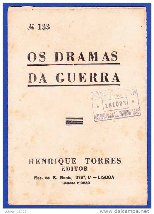 1945 -- OS DRAMAS DA GUERRA - FASCÍCULO Nº 133 .. 2 IMAGENS - Oude Boeken