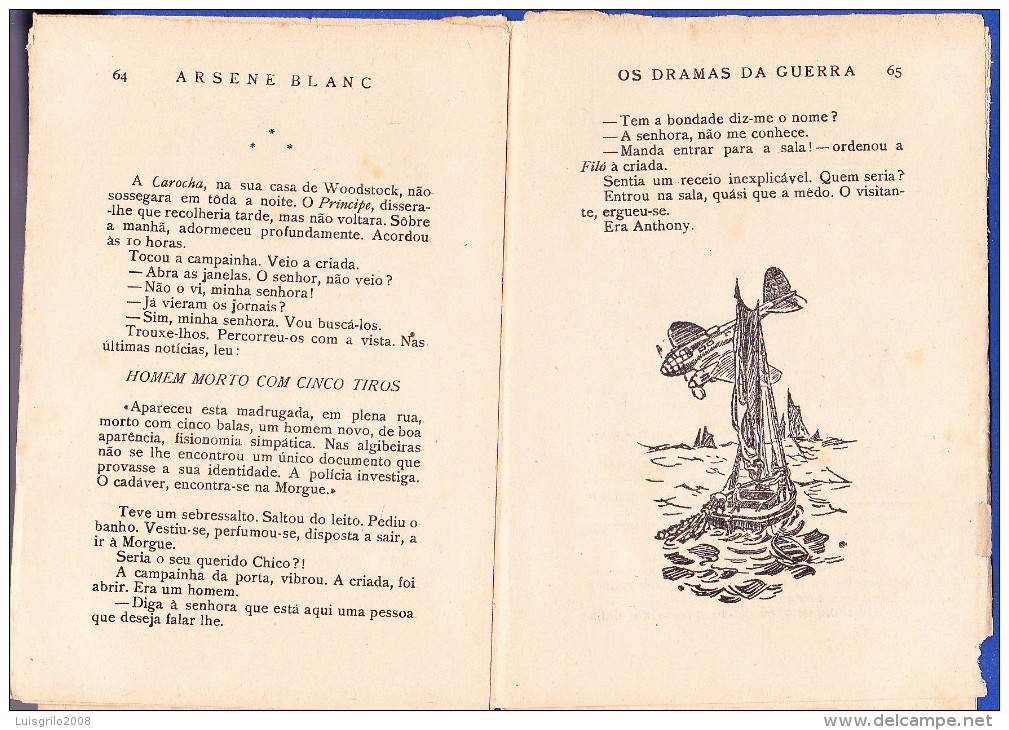 1945 -- OS DRAMAS DA GUERRA - FASCÍCULO Nº 185 .. 2 IMAGENS - Magazines