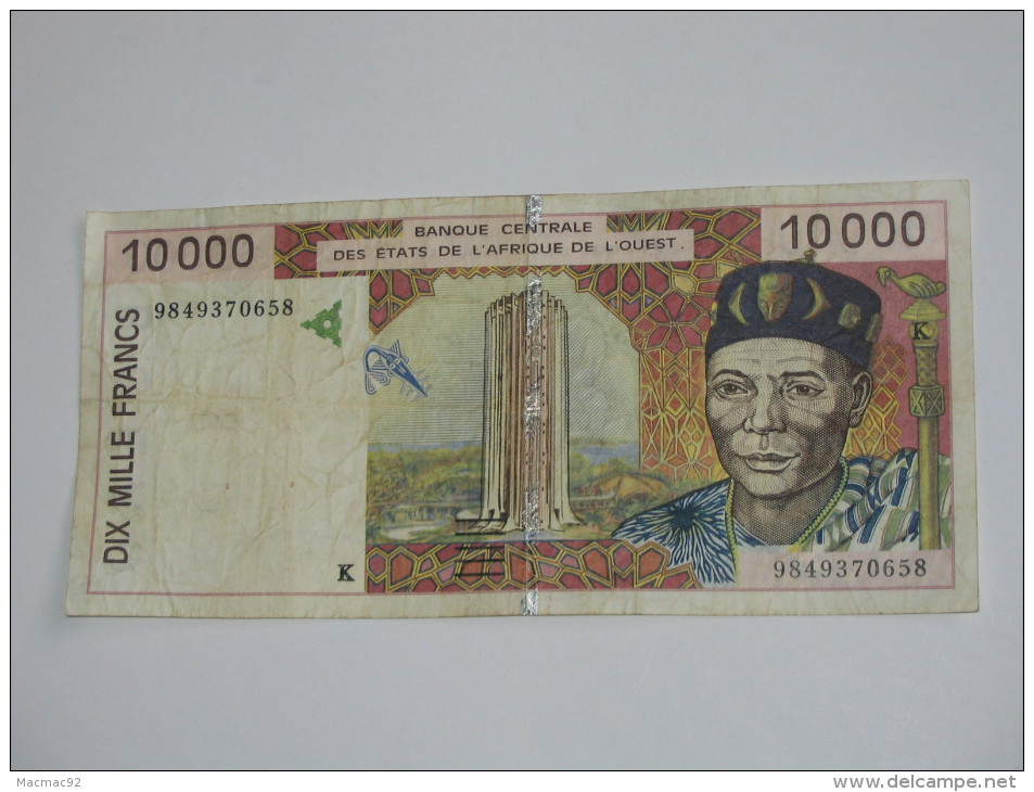 10 000 Dix  Mille Francs  - SENEGAL - Banque Centrale Des états De L´Afrique De L´ouest - **** EN ACHAT IMMEDIAT **** - Senegal