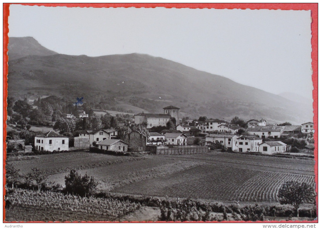 CPSM 64 Ascain Très Belle Vue Du Village Pays Basque - Ascain