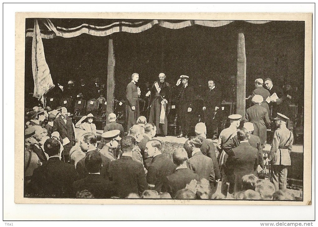 S1704 - Institut St Louis Bruxelles - Inauguration Du Mémorial (29/7/1922) - L' Arrivée Des Autorités - Inaugurations