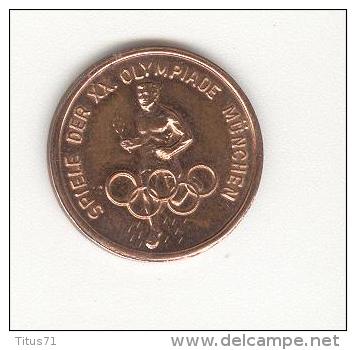 Jeton Allemagne / Germany - Jeux Olympiques / Olympic Games 1972 - Andere & Zonder Classificatie