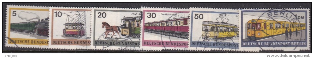 Germany Berlin 1971 Metropolitan Trains Used Set - Used Stamps