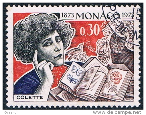 Monaco - Centenaire De La Naissance De Gabrielle Colette 920 Oblit. - Oblitérés