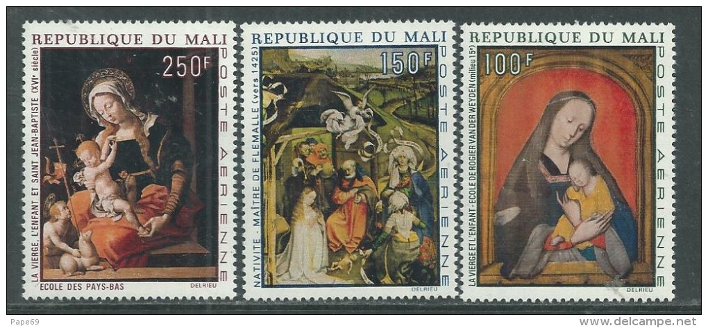MALI  P. A.  N°  85 / 87 XX Tableaux De Maîtres, Les 3 Valeurs Sans Charnière, TB - Mali (1959-...)