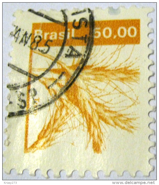 Brazil 1982 Triticum Vulgare 50c - Used - Oblitérés