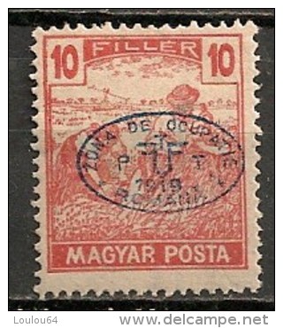 Timbres - Hongrie - 1919 - Zona Ocupatie Romana - 10 Filler - - Ungebraucht