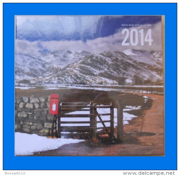 GB 2014-0057, Year Book - All Special MNH Stamps In 2014 In Hardbound Book & Slipcase - Neufs
