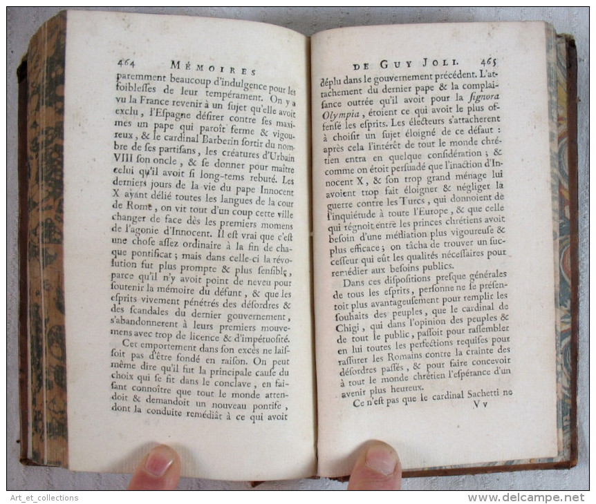 Mémoires De GUY JOLI & Mémoires De Md. Duchesse De NEMOURS / Genève 1777 - 1701-1800