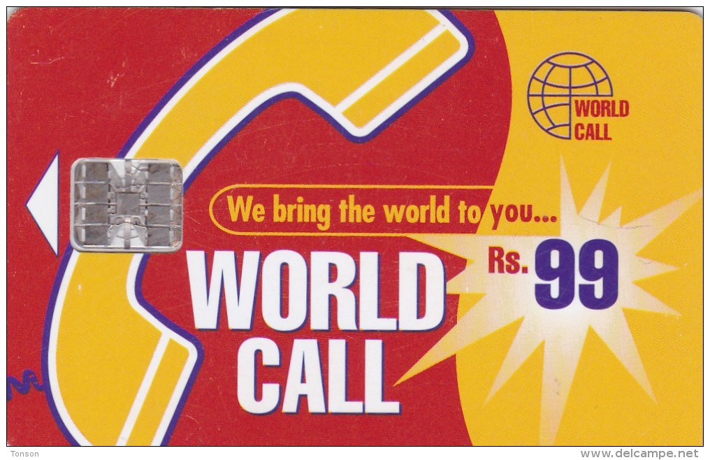 Pakistan, WC06, Rs.99 We Bring The World To You (SI-7), 2 Scans - Pakistan