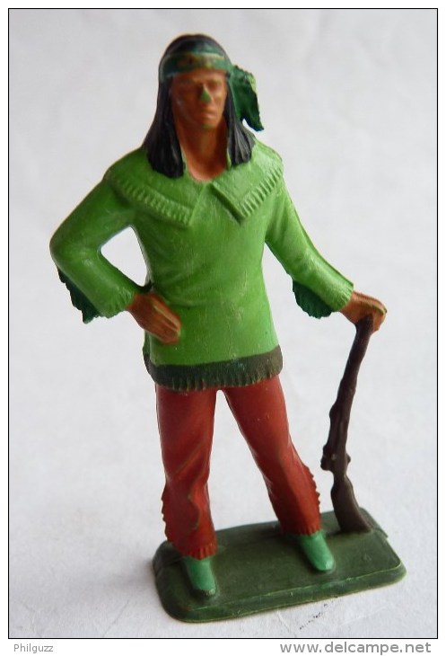 FIGURINE STARLUX  1965 INDIEN SIOUX 5162 - FUSIL A LA MAIN Incomplet - Starlux