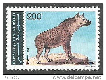 Djibouti 1993 Hyene Hyena Yvert 719CB Michel 614 Neuf Mint MNH - Game