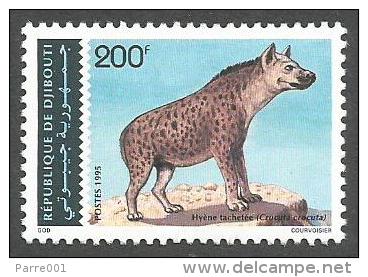 Djibouti 1993 Hyene Hyena Yvert 719CB Michel 614 Neuf Mint MNH - Wild