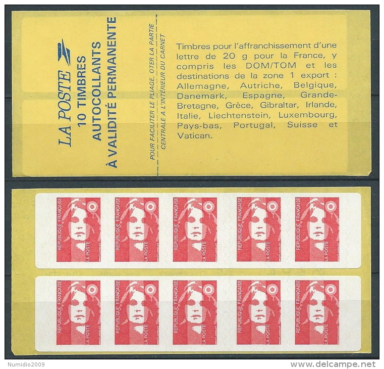 FRANCIA LIBRETTO MARIANNA DEL BICENTENARIO MNH ** - GBF - Altri & Non Classificati