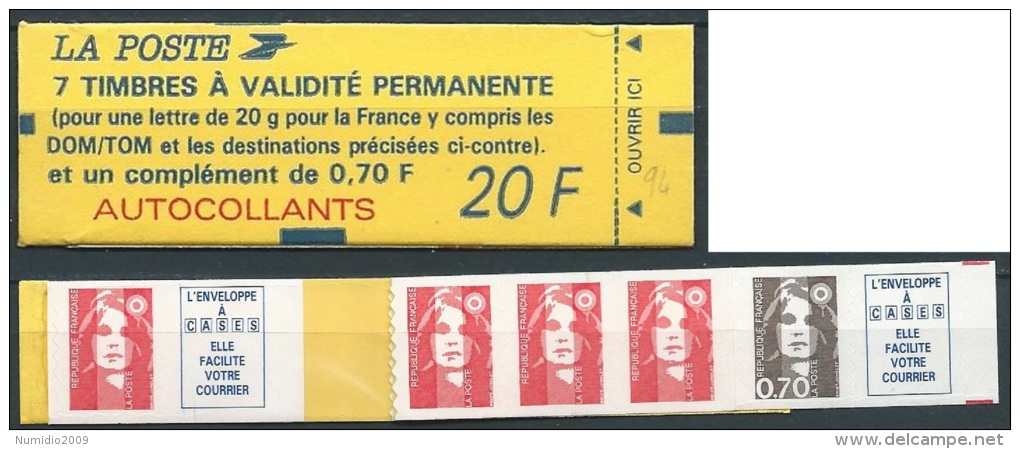 FRANCIA LIBRETTO MARIANNA DEL BICENTENARIO MNH ** - GBF-9 - Altri & Non Classificati