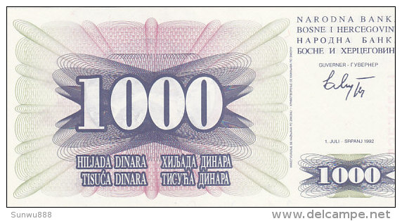 Bosne I Hercegovine -1000 Dinara (UNC, FDC) - Bosnie-Herzegovine