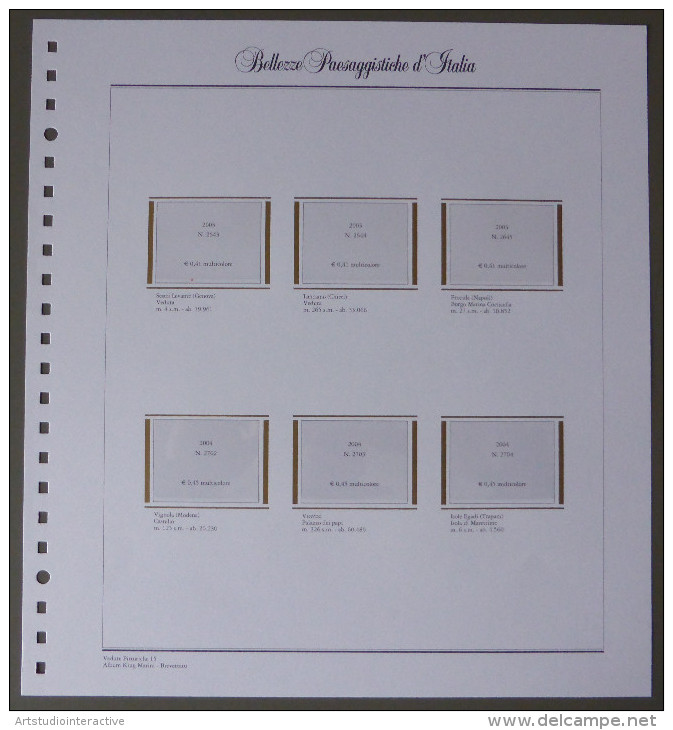 2004 MARINI FOGLI AGGIORNAMENTO "ITALIA SERIE TURISTICA 2004" (PERFETTO STATO) - Pre-printed Pages