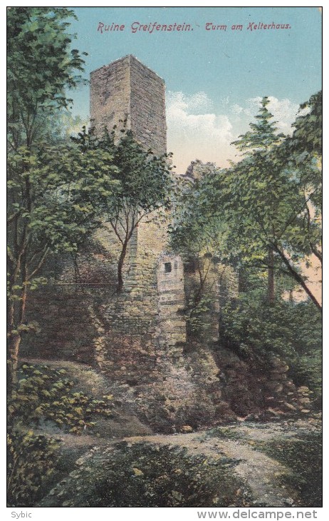 BAD BLANKENBURG - Ruine Greifenstein - Turm Am Kelterhaus - Bad Blankenburg