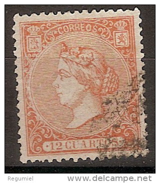España U 0082 (o) Isabel II. 1866. Foto Exacta - Usati