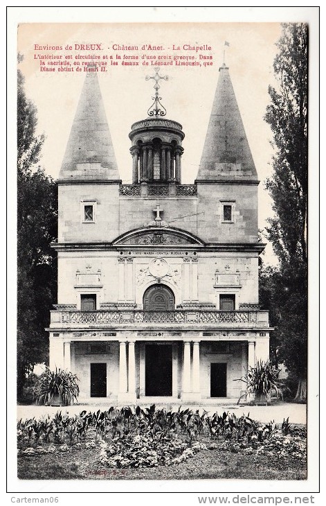 28 - Environs De Dreux - Château D'Anet - La Chapelle - Editeur: E.P - Anet