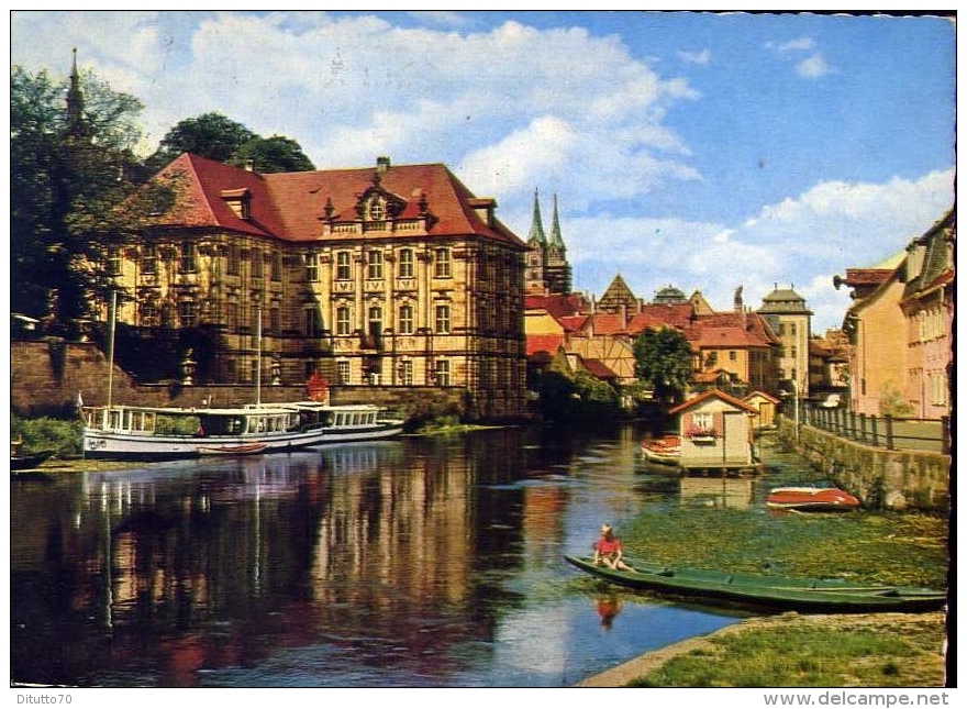 Bamberg - Wasserschlob Concordia - Formato Grande Viaggiata - Bamberg