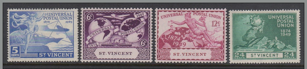 St.Vincent    1949  "U.P.U."     MLH  (*) - St.Vincent (...-1979)