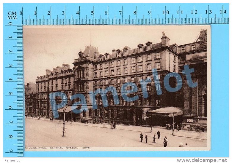 CPA ( Newcastle-on-Tyne Central Station Hotel ) Post Card Carte Postale Recto/verso - Newcastle-upon-Tyne