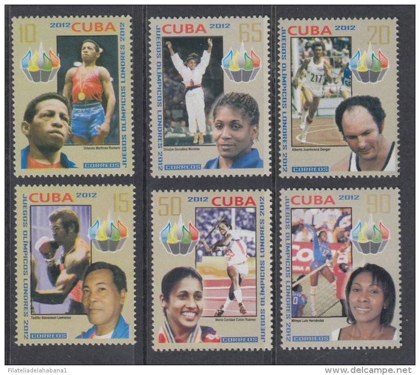 2012.3 CUBA 2012 MNH LONDON OLIMPIC GAMES. ATLHETISM. OLIMPIADAS LONDRES - Ongebruikt