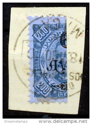 !										■■■■■ds■■ Macao 1902 AF#117ø Surcharges On King Carlos Splited CV 80,00 Euros (x7960BI) - Used Stamps