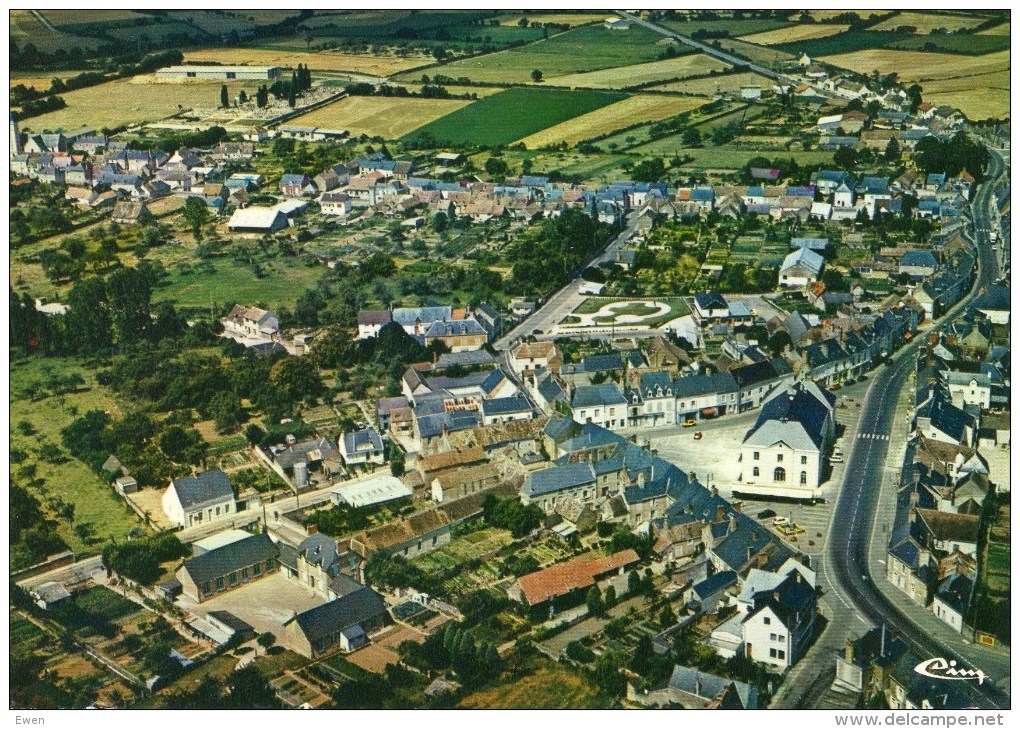 Conlie. Vue Générale Aérienne. - Conlie