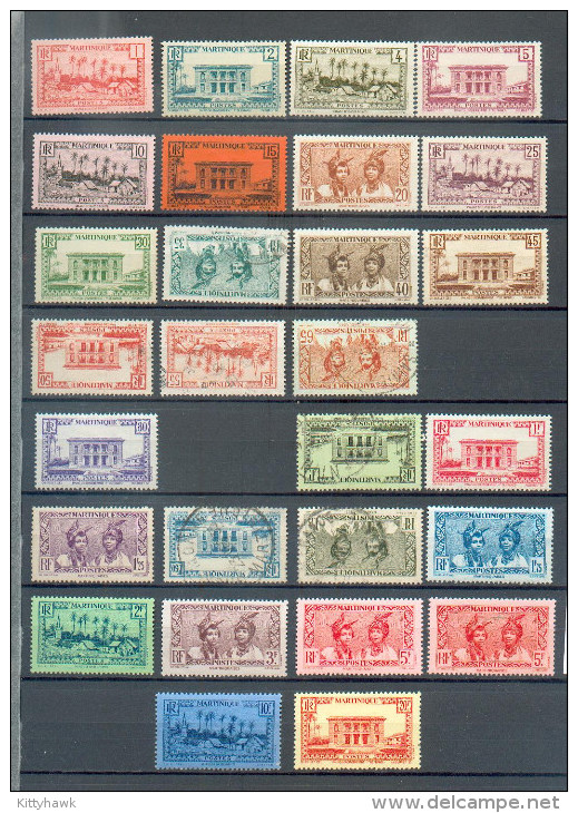 MART 408 - YT 133 à 143*/144 Et 145 Obli/146A*/148 Obli/148A Et 148B */149-149A Obli/149B à 154* - Unused Stamps
