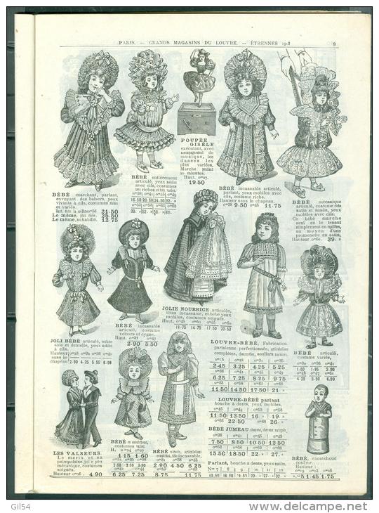 Catalogue Grands Magasins Du Louvre, Paris Etrennes 1903 , 78 Pages état Bon - Modb10 - Fashion