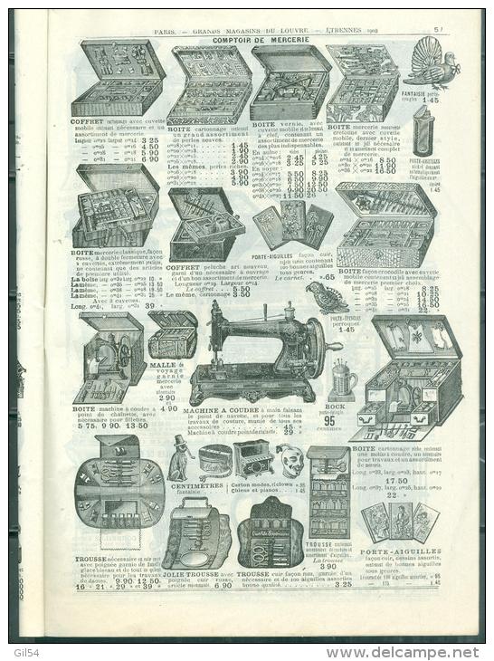 Catalogue Grands Magasins Du Louvre, Paris Etrennes 1903 , 78 Pages état Bon - Modb10 - Mode