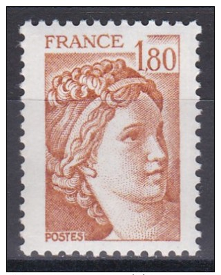 2061 Sabine 1f80 Ocre Orangé - 1977-1981 Sabina Di Gandon