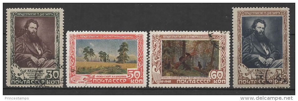 (O) Russia - USSR (1948) Yv. 1214/17 - Oblitérés