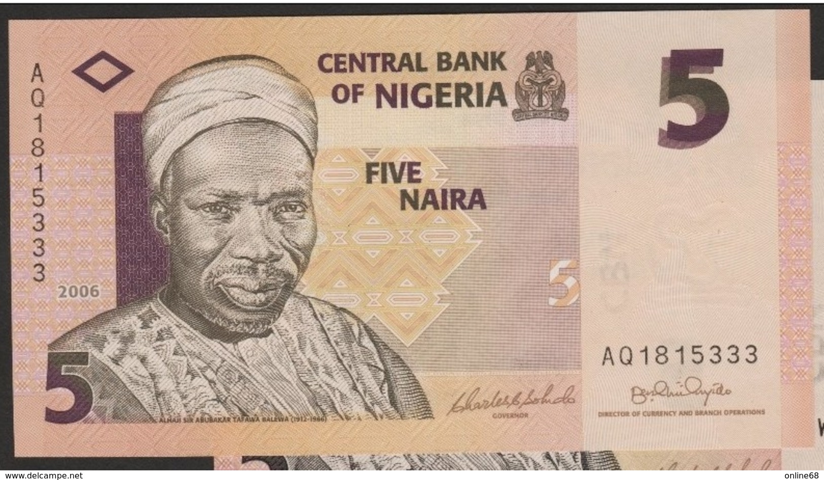 NIGERIA 5 NAIRA 2006 # AQ 1815333   P#32a - Nigeria