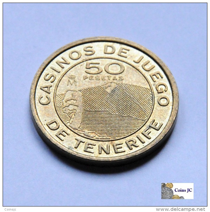 Ficha Casino De Tenerife - 50 Pesetas - Ohne Zuordnung